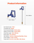 VEVOR salizturīgs dārza hidrants 1 m garums, 30 cm ierokamais dziļums, izturīgs čuguns