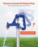 VEVOR salizturīgs dārza hidrants 1,3 m garums, 61 cm ierokamais dziļums, izturīgs čuguns