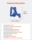 Āra krāna sala izturīgs aizvietošanas vārsts (zils) - pret aizsalšanu paredzēts hidranta galvas mehānisms