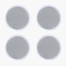 VEVOR Bluetooth iebūvējamo griestu un sienas skaļruņu sistēma, 165,1mm, 4 skaļruņi, 2 joslu, ar pastiprinātāju, vadu pieslēgums