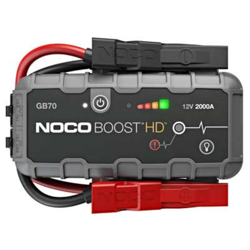 NOCO Genius Boost HD 12V 2000A UltraSafe Litija Akumulatora Palaišanas Iekārta, 222 x 99 x 64mm