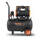 VEVOR gaisa kompresors 35 l, 1800 W, 5,12 CFM @ 6,2 bar, 70 dB, īpaši kluss, bez eļļas