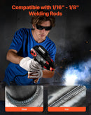 VEVOR Pārnēsājams Rokas Metināšanas Aparāts 20-130A ar Nepārtrauktu Strāvas Regulēšanu