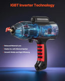 VEVOR Pārnēsājams Rokas Metināšanas Aparāts 20-130A ar Nepārtrauktu Strāvas Regulēšanu