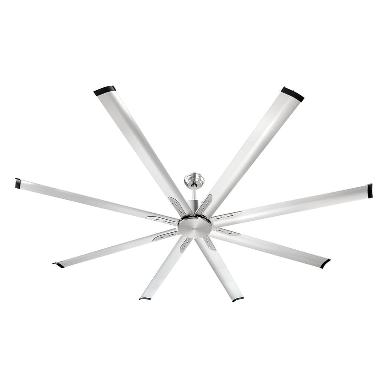 VEVOR 213 cm alumīnija griestu ventilators bez apgaismojuma, tālvadības pults, matēta niša