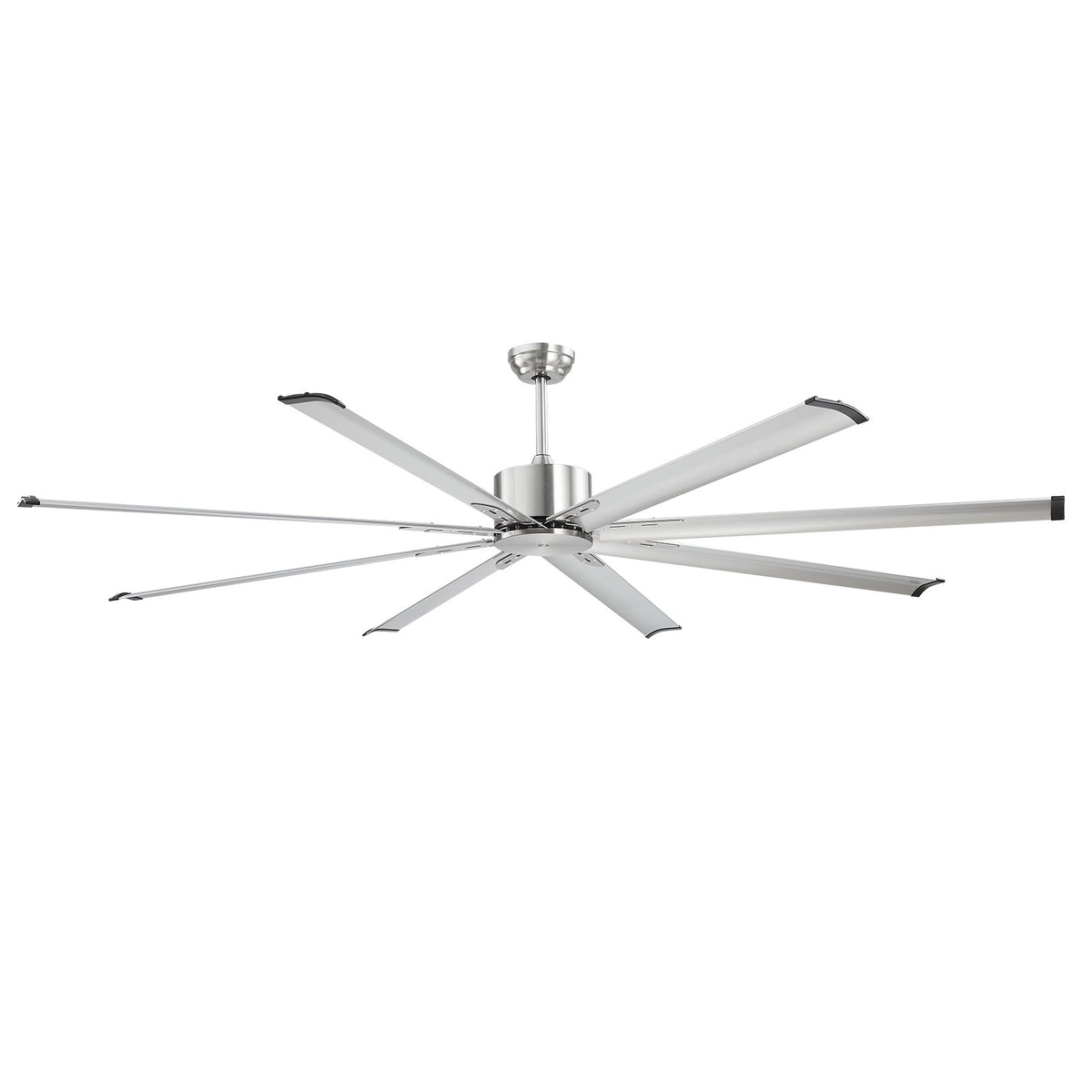 VEVOR 213 cm alumīnija griestu ventilators bez apgaismojuma, tālvadības pults, matēta niša