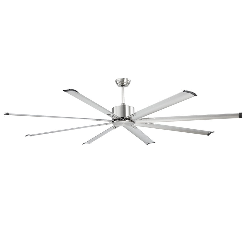 VEVOR 213 cm alumīnija griestu ventilators bez apgaismojuma, tālvadības pults, matēta niša