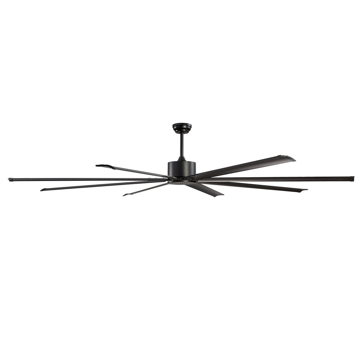 VEVOR 244 cm Aluminium Ceiling Fan without Light, Remote Control, DC Motor, Black