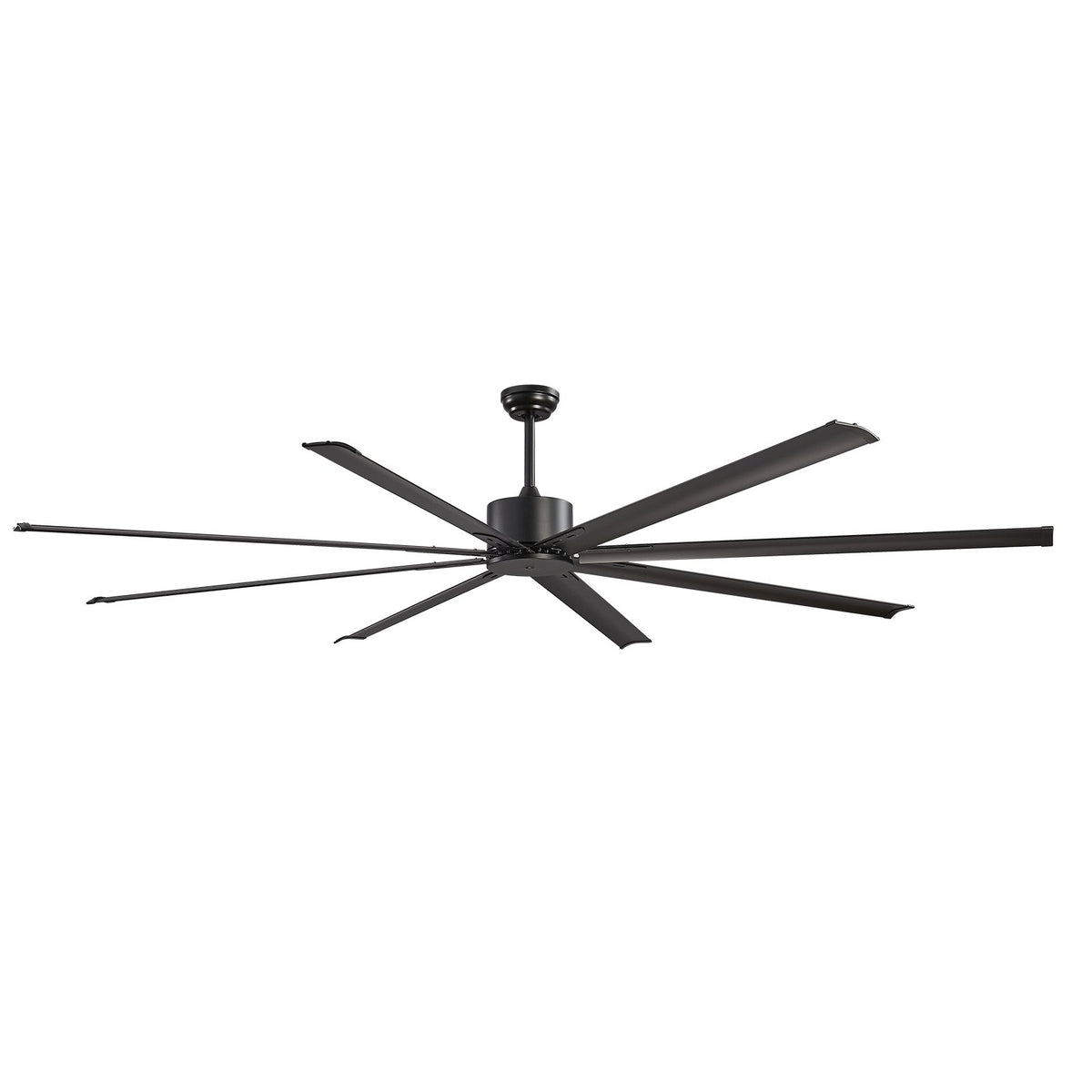 VEVOR 244 cm Aluminium Ceiling Fan without Light, Remote Control, DC Motor, Black