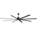 VEVOR 244 cm alumīnija griestu ventilators bez apgaismojuma, tālvadība, līdzstrāvas motors, melns