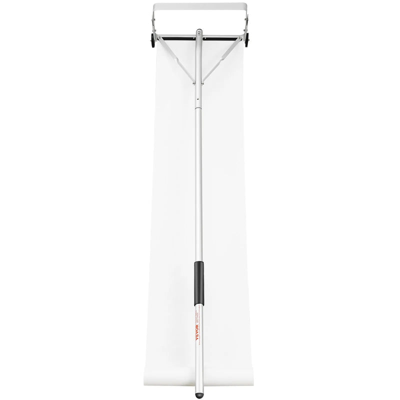 Sniega jumta lāpsta, 914 cm alumīnija kāts ar slīdragu, 48,3 cm premium asmens, droša jumtam ar rullīšiem, neslīdošs rokturis, piemērota mājas jumtiem, automašīnu sniegam un slapjām lapām