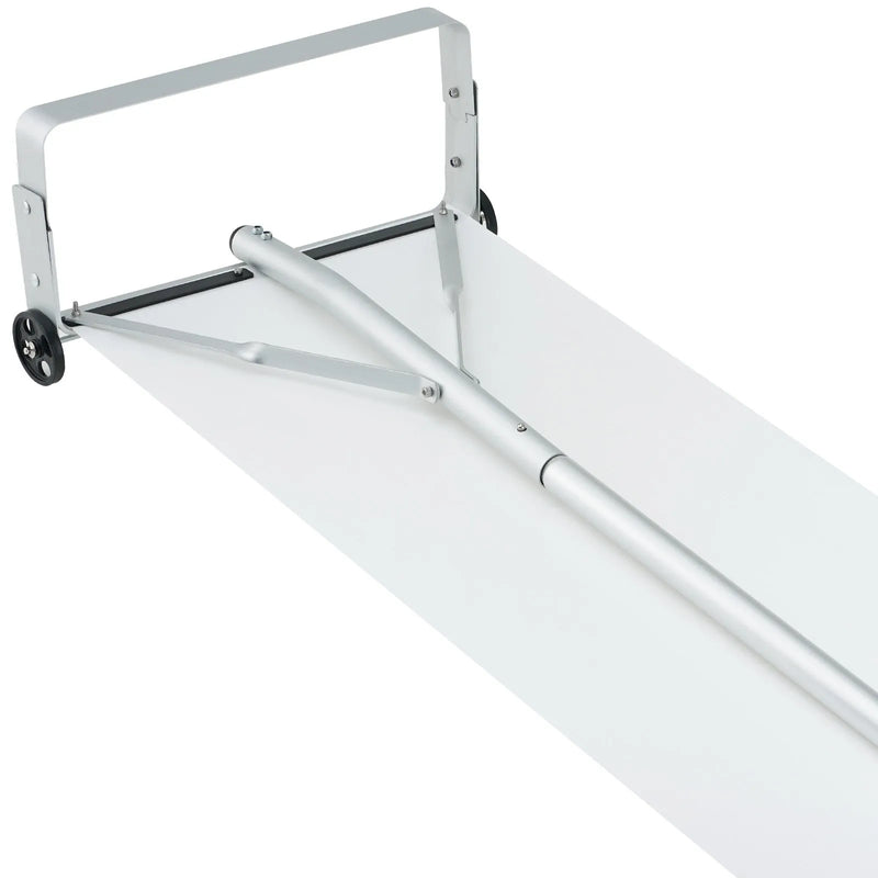 Sniega jumta lāpsta, 914 cm alumīnija kāts ar slīdragu, 48,3 cm premium asmens, droša jumtam ar rullīšiem, neslīdošs rokturis, piemērota mājas jumtiem, automašīnu sniegam un slapjām lapām