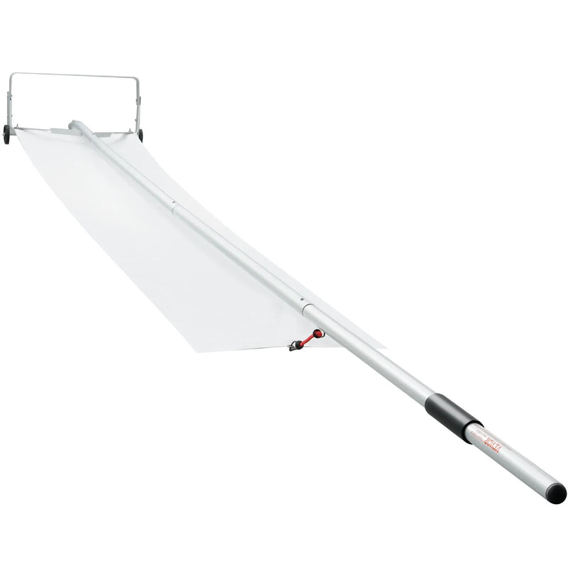 Sniega jumta lāpsta, 914 cm alumīnija kāts ar slīdragu, 48,3 cm premium asmens, droša jumtam ar rullīšiem, neslīdošs rokturis, piemērota mājas jumtiem, automašīnu sniegam un slapjām lapām