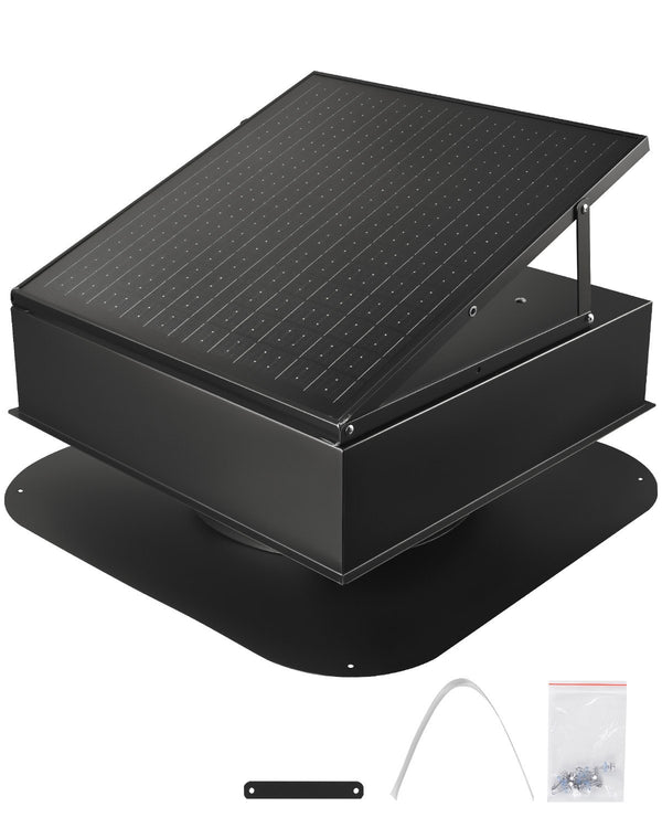 VEVOR 35 W saules ventilators bēniņiem ar gudro termostatu un bezsuku motoru