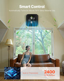 VEVOR 35 W saules ventilators bēniņiem ar gudro termostatu un bezsuku motoru