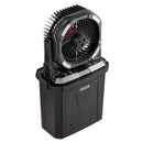 VEVOR miglas ventilators ar motoru virs 2700 apgr./min, ūdens dzesēšanas ventilators ar 9 l ūdens tvertni, 10 000 mAh akumulatoru, 4 ātruma un 5 apgaismojuma režīmi, piemērots iekštelpām, ārtelpām un terasei