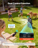 VEVOR miglas ventilators ar motoru virs 2700 apgr./min, ūdens dzesēšanas ventilators ar 9 l ūdens tvertni, 10 000 mAh akumulatoru, 4 ātruma un 5 apgaismojuma režīmi, piemērots iekštelpām, ārtelpām un terasei