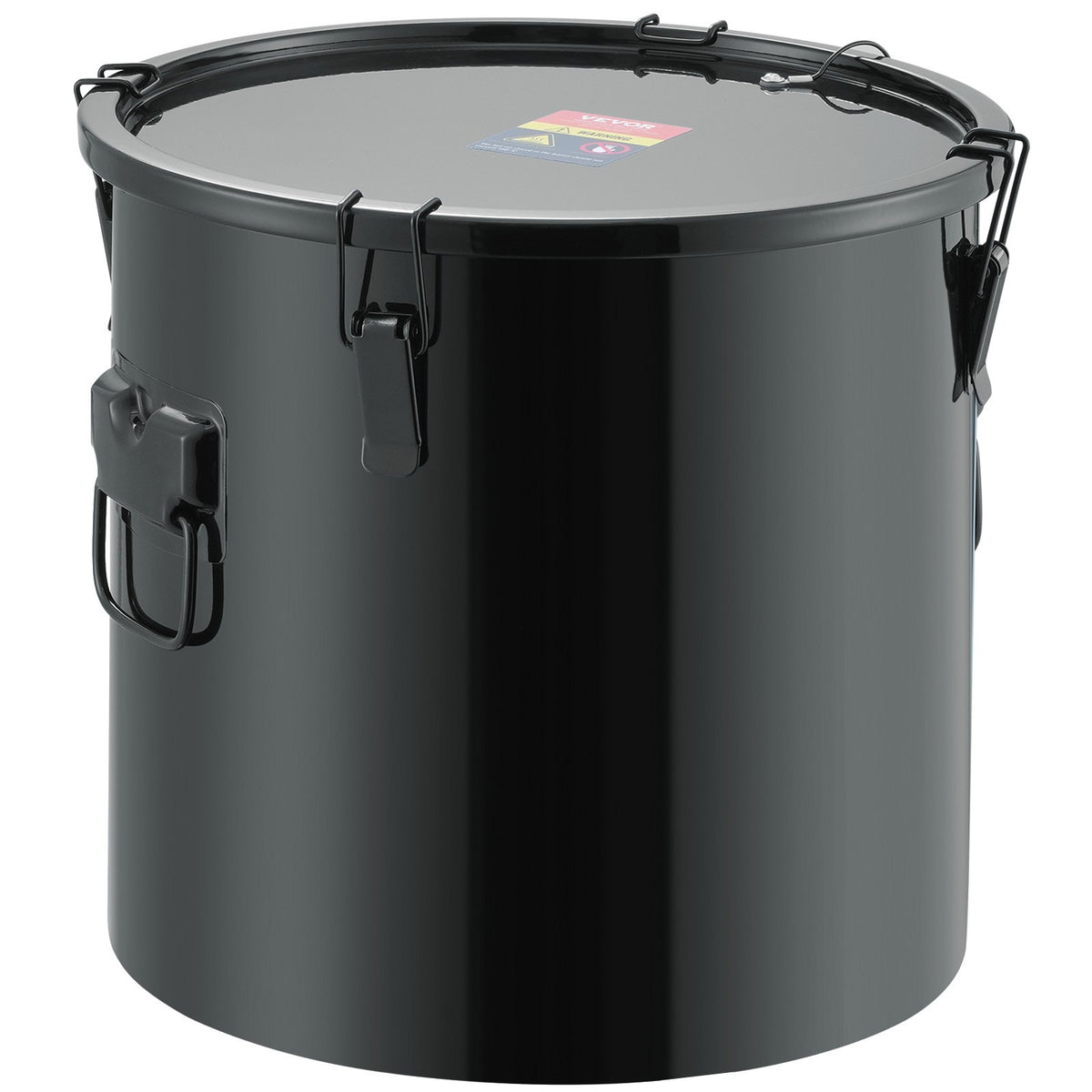 VEVOR 38 L Oil Fryer Tank, Stainless Steel with Lid, Filter and Wheels