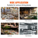 VEVOR 38 L nerūsējošā tērauda eļļļas savākšanas konteiners ar vāku, filtru un ritentiņiem