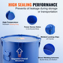 VEVOR frī kartupelu eļļas spainis 37,85 L, остекление, очистка, использование фильтра maisu