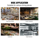 VEVOR Frī Eļļas Kaste, 22.7 L, Oglekļa Tērauds, Pretkorozijas Pārklājums, Ar Vāku un Filtra Maisiņu