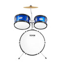 VEVOR bērnu bungu komplekts – 5 daļas, 40,6 cm iesācēju komplekts ar sēdekli, zils