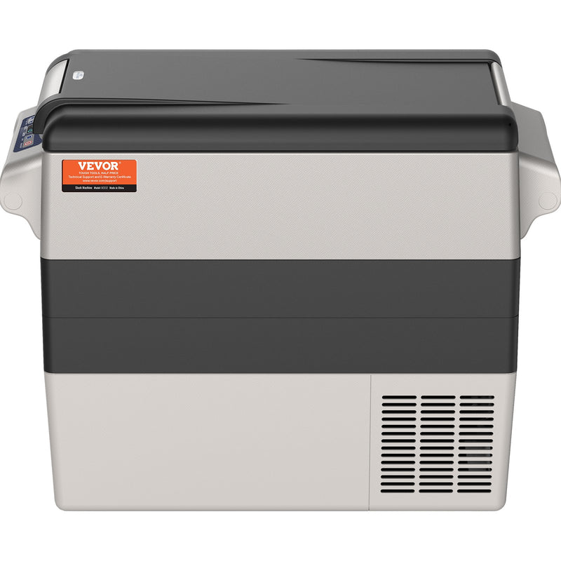 52L VEVOR pārnēsājams auto ledusskapis/saldētavas kompresors, divas zonas