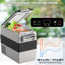 52L VEVOR pārnēsājams auto ledusskapis/saldētavas kompresors, divas zonas