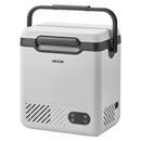 VEVOR 12 l auto ledusskapis ar kompresoru, pārnēsājama 12 V/24 V DC un 100–240 V AC elektriskā saldētava ar rokturi, temperatūra no -20 °C līdz 20 °C, kemperiem, automašīnām, laivām un kempingam