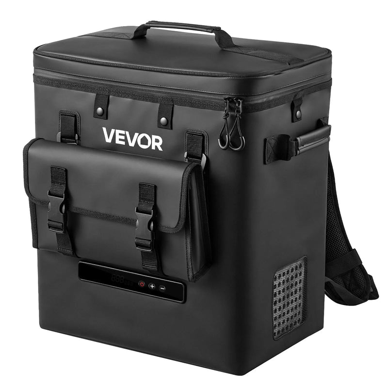 VEVOR 13 l pārnēsājams automašīnas kompresora ledusskapis 12/24 V līdzstrāvai, no -6 līdz 10 °C