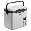 VEVOR 18 l auto ledusskapis ar kompresoru, pārnēsājama 12 V/24 V DC un 100–240 V AC elektriskā saldētava ar rokturi, temperatūra no -20 °C līdz 20 °C, kemperiem, automašīnām, laivām un kempingam
