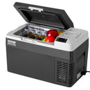 25L VEVOR pārnēsājams auto ledusskapis ar saldētavas kompresoru, vienas zonas