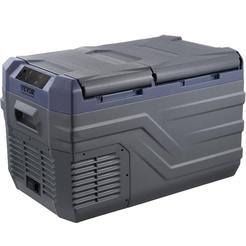 25L VEVOR pārnēsājams auto ledusskapis/saldētavas kompresors, divas zonas