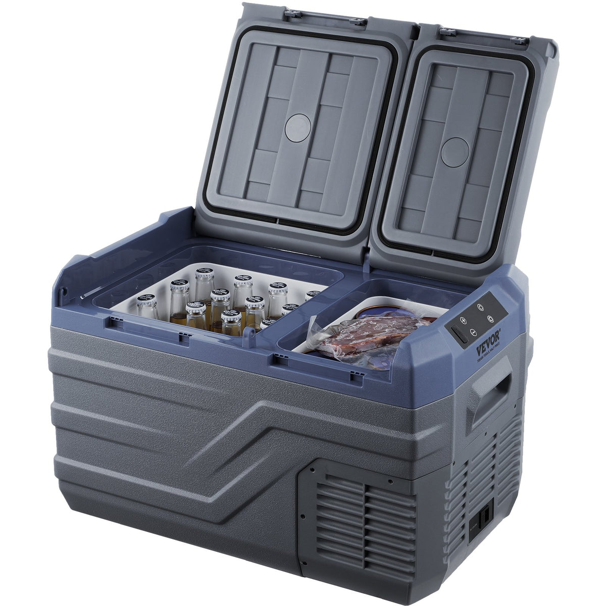 25L VEVOR Portable Car Cooler/Freezer Compressor, Dual Zone