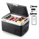 VEVOR 12 V auto ledusskapis 40 l ar regulējamu temperatūru - 20 ℃ līdz 20 ℃, pārnēsājams kompresora dzesētājs ar 12/24 V DC un 100–240 V AC, kempingam, ceļojumiem un RV - ZEMLETES.LV
