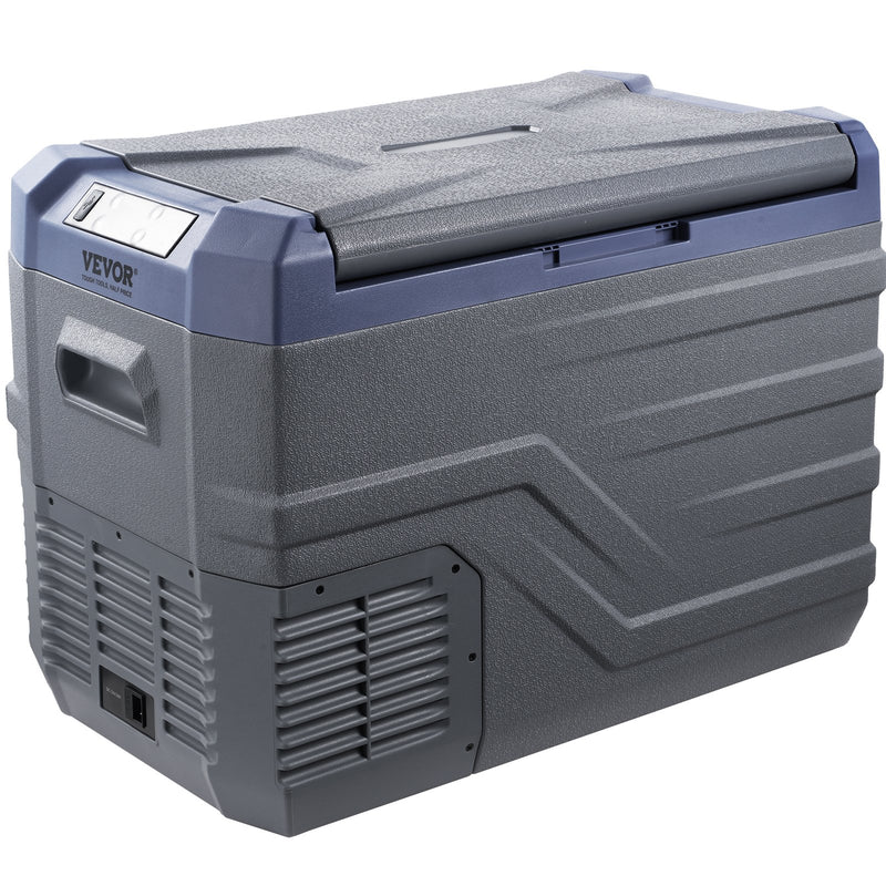 37L VEVOR Pārnēsājamais auto ledusskapis/saldētava ar kompresoru, vienas zonas, lietošanai automašīnā un mājās