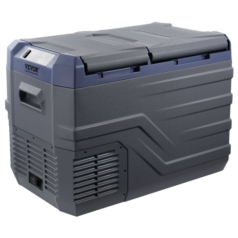 32L VEVOR pārnēsājams auto ledusskapis/saldētavas kompresors, divas zonas