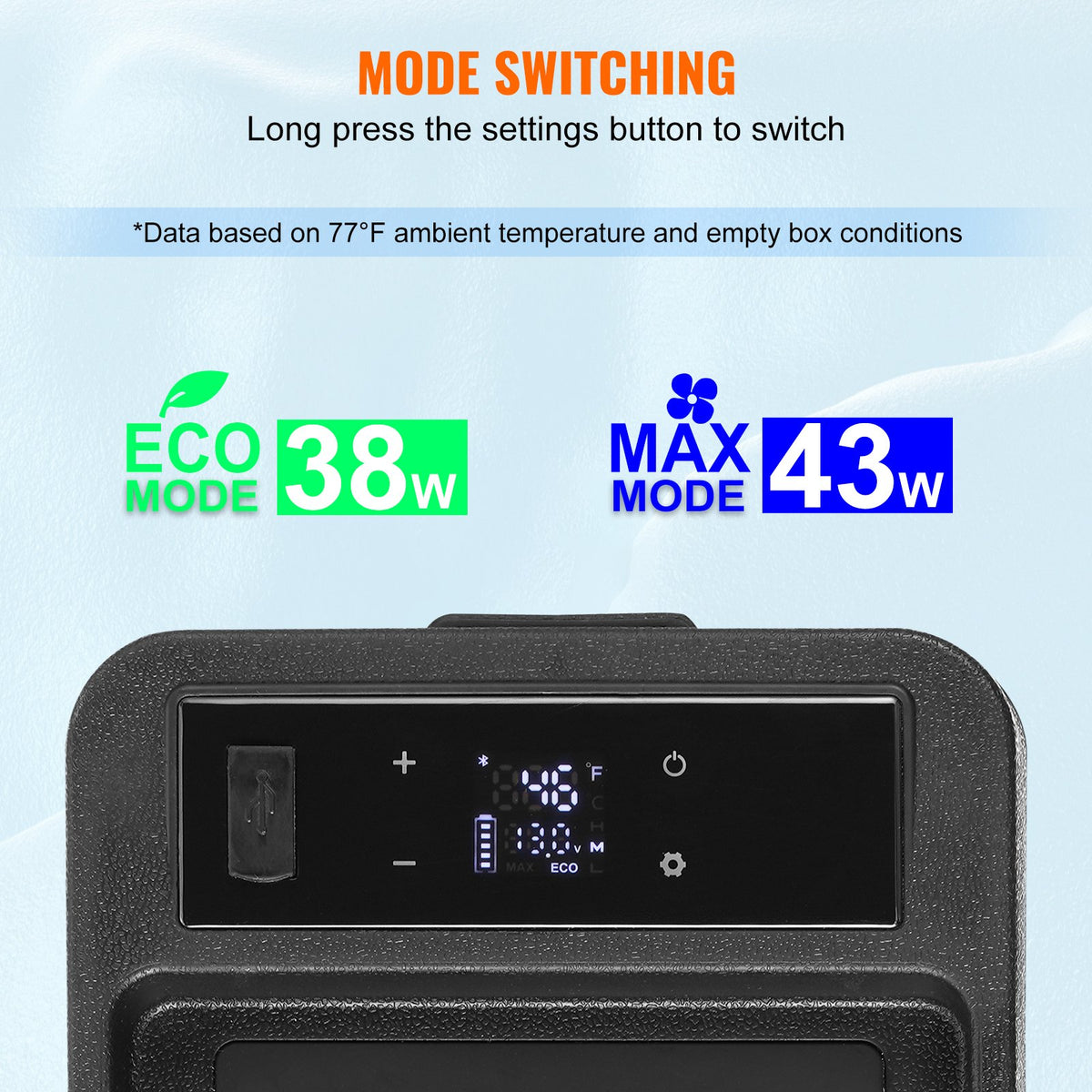 8L VEVOR Portable Car Cooler/Freezer with Compressor for Vehicle and Home Use