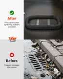 Nogulšņu filtrācijas zeķe 12,7 × 304 cm, aizsardzībai pret eroziju un drenāžas sistēmu nosprostojumu