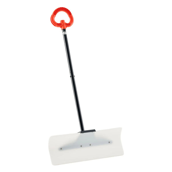 Sniega stūmējlāpsta 61 cm HDPE ar segmentētu kātu un ergonomisku rokturi