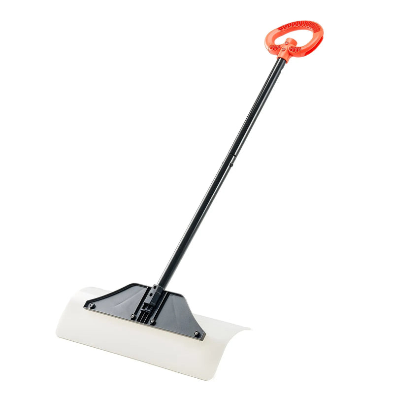 Sniega stūmējlāpsta 61 cm HDPE ar segmentētu kātu un ergonomisku rokturi