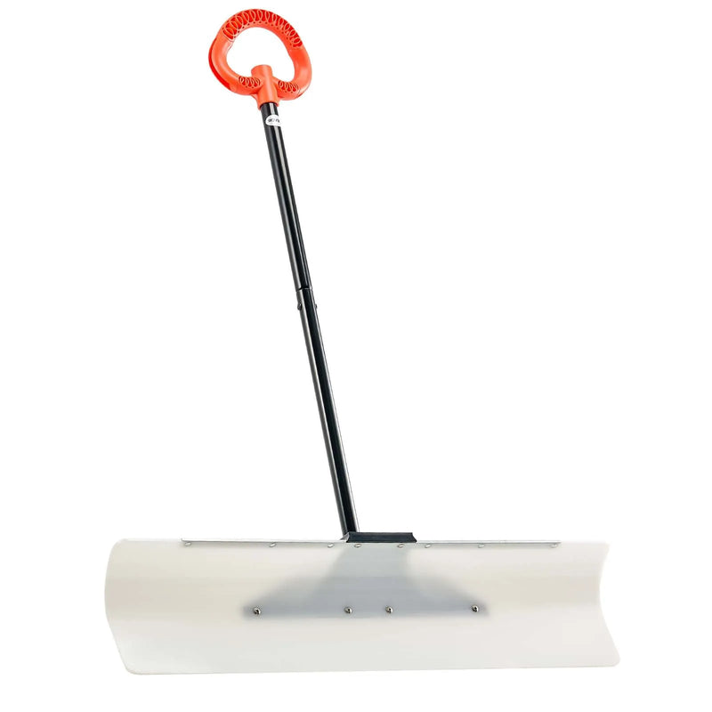 Sniega stumjamā lāpsta 91,5 cm ar ergonoomisku rokturi, HDPE asmens un metāla mala, segmentēts rokturis