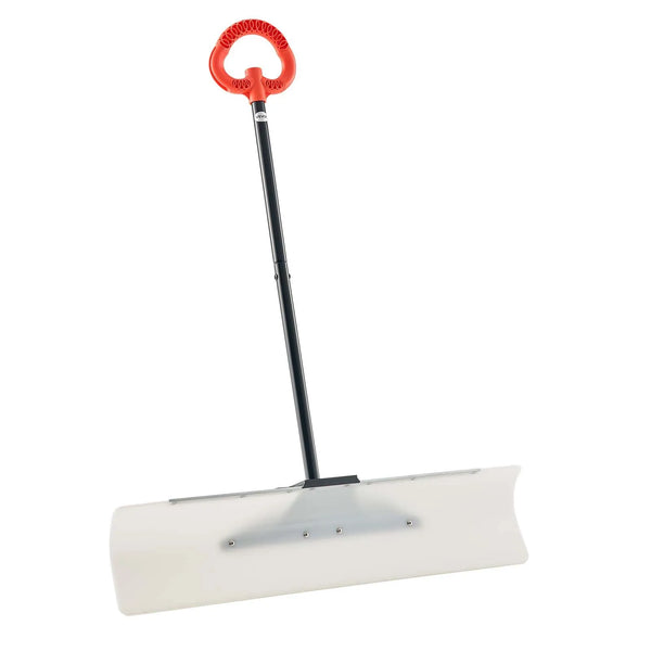 Sniega stumjamā lāpsta 91,5 cm ar ergonomisku rokturi, HDPE asmens un metāla mala, segmentēts rokturis