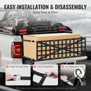 Aizmugures aizsargtīkls Pikapa kravas kastes tīkls 1370 × 460 mm Regulējams ar krustenisko dizainu