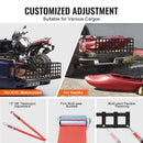 Pikapa aizmugures borta tīkls 137 × 46 cm ar regulējamu stiprinājumu kravas automašīnām