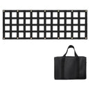 Pikapa aizmugures borta tīkls 137 × 46 cm ar regulējamu stiprinājumu kravas automašīnām