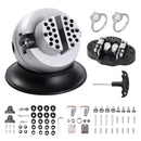 VEVOR 78 mm gravēšanas bumbuļskava, 360° rotējošs gravēšanas bloks ar 70 piederumiem, Juvelierizstrādājumu un dārgakmeņu inkrustācijas instruments