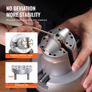 VEVOR 12,7 cm bumbu veida prese gravēšanas iestatīšanai, 360° rotējošs gravēšanas bloks ar 35 piederumiem, rotaslietu gravēšanas rīki, standarta bloks dārgakmens ieliktņiem un mazmēroga gravēšanai