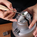 VEVOR 12,7 cm bumbu veida prese gravēšanas iestatīšanai, 360° rotējošs gravēšanas bloks ar 35 piederumiem, rotaslietu gravēšanas rīki, standarta bloks dārgakmens ieliktņiem un mazmēroga gravēšanai