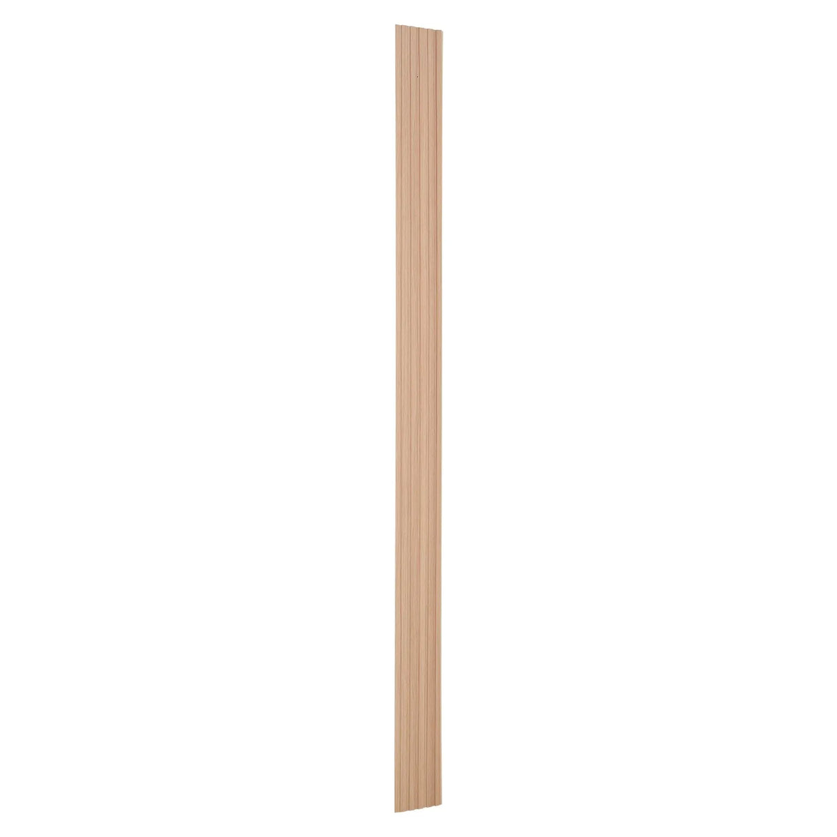 VEVOR Wood Slat Acoustic Panels, 8 Pieces, 2440 × 152 mm, WPC Accent Wall Panels for Modern Interior, Artificial Wood Wall Panels for Stylish Décor and Noise Reduction, Ash Wood Colour